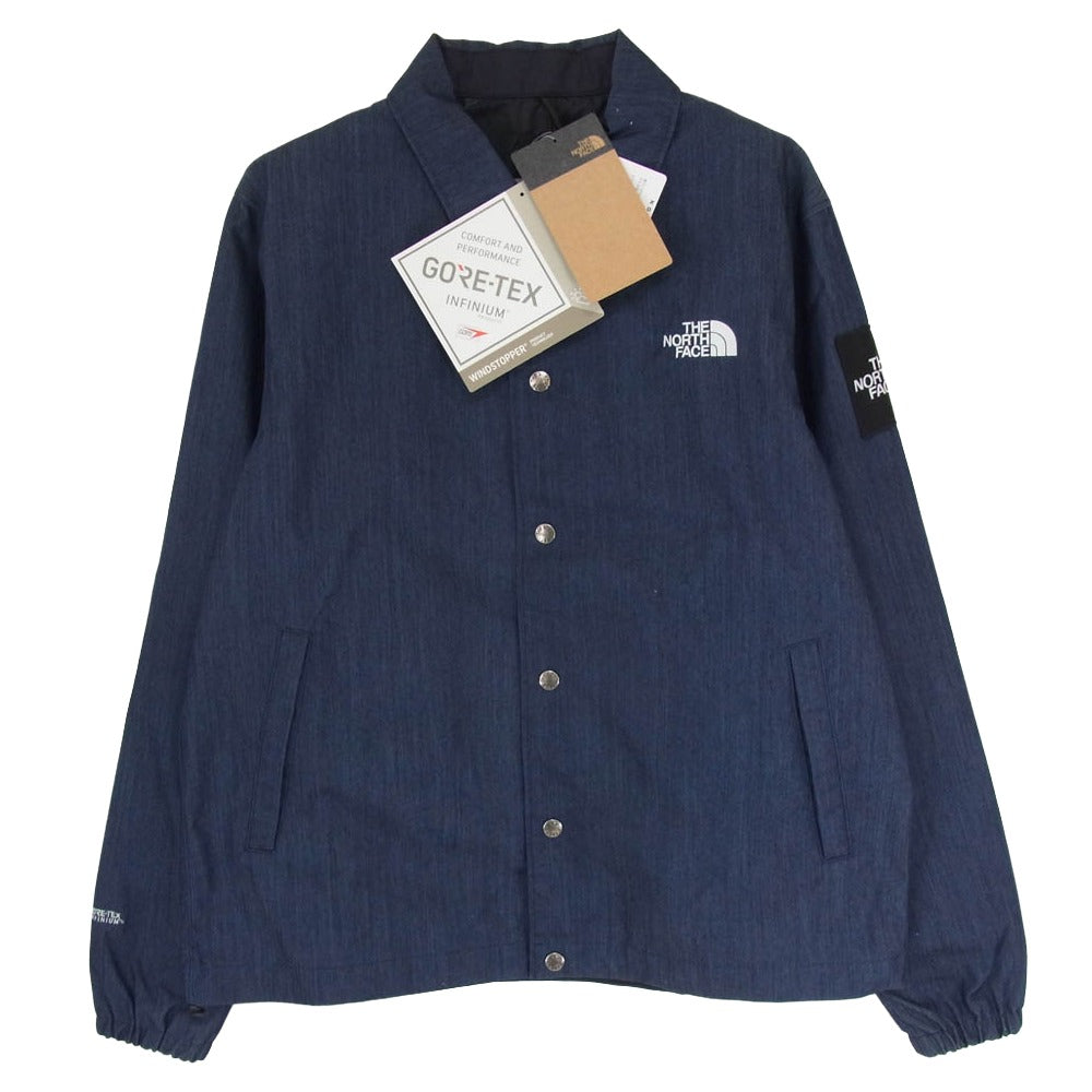 THE NORTH FACE ノースフェイス NP12042 GTX DENIM COACH JACKET デニム コーチ ジャケット インディゴブルー系 M【新古品】【未使用】【中古】