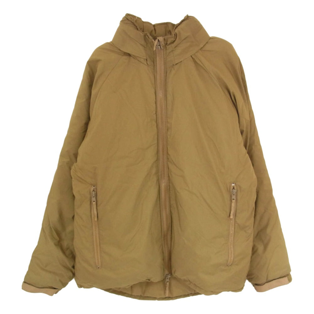 アメリカ海兵隊 8415-01-555-1241 WILDTHINGS製 USMC HAPPY SUIT ECWCS LEVEL7 GEN3 PRIMALOFT エクワックス プリマロフト ミリタリー ジャケット ブラウン系 XS【中古】