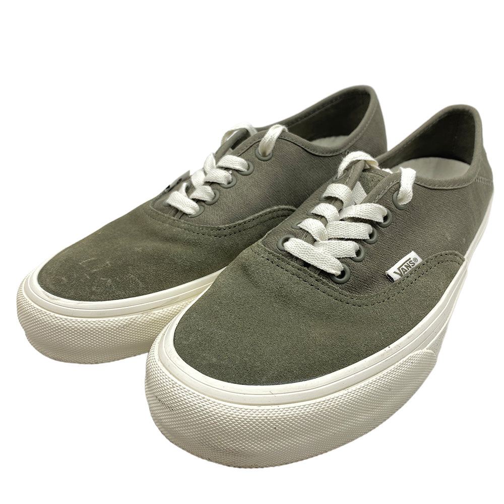 VANS バンズ 669080-0001 AUTHENTIC VR3 SF DUSTY OLIVE オーセンティック ブイアールスリー エスエフ ダスティ オリーブ ローカット スニーカー シューズ モスグリーン系 26.5cm【中古】