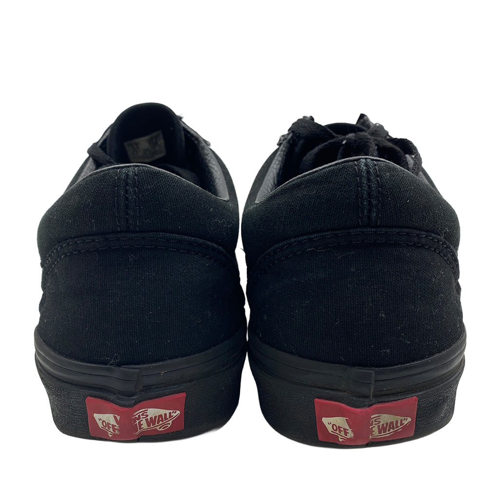 VANS バンズ OLD SKOOL BLACK BLACK オールドスクール ブラックブラック ローカット スニーカー シューズ ブラック系 27cm【中古】