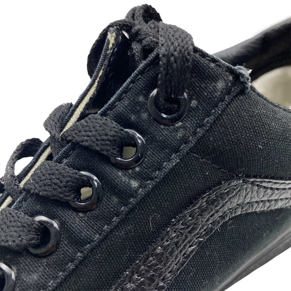 VANS バンズ OLD SKOOL BLACK BLACK オールドスクール ブラックブラック ローカット スニーカー シューズ ブラック系 27cm【中古】