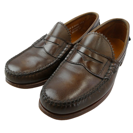 ランコート AI90657 BEEFROLL PENNY LOAFER ペニー ローファー シューズ ブラウン系【中古】