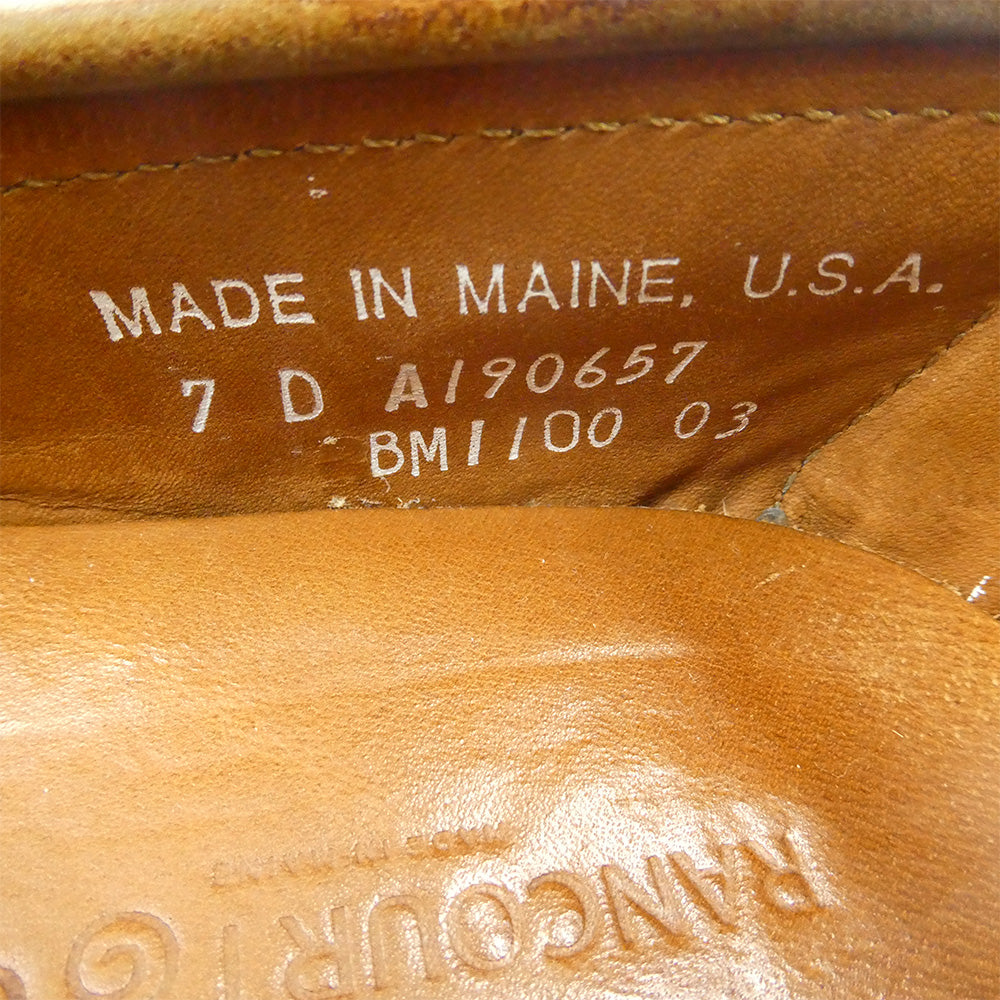 ランコート AI90657 BEEFROLL PENNY LOAFER ペニー ローファー シューズ ブラウン系【中古】