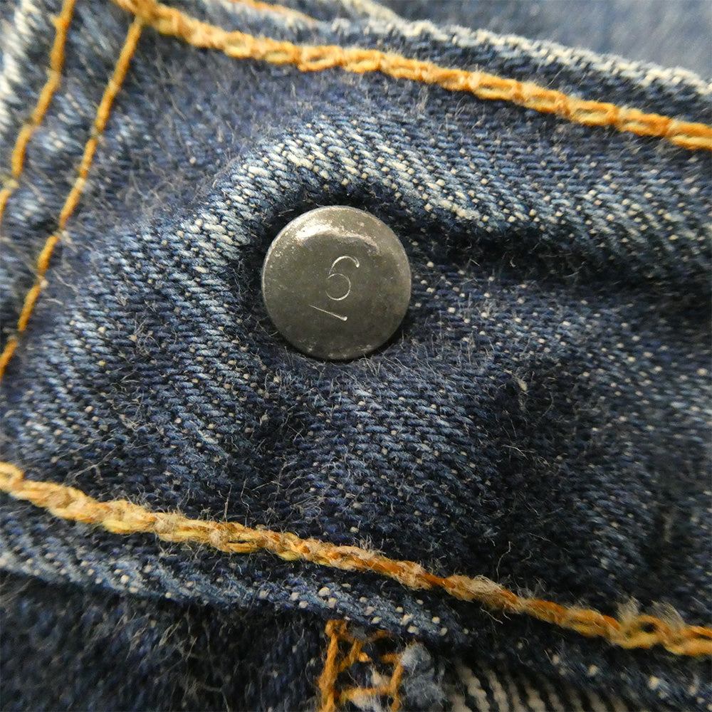 Levi's リーバイス 501 66前期 両面BIGE ビッグE ボタン裏6 ボタンフライ デニムパンツ ジーンズ インディゴブルー系 サイズ不明【中古】