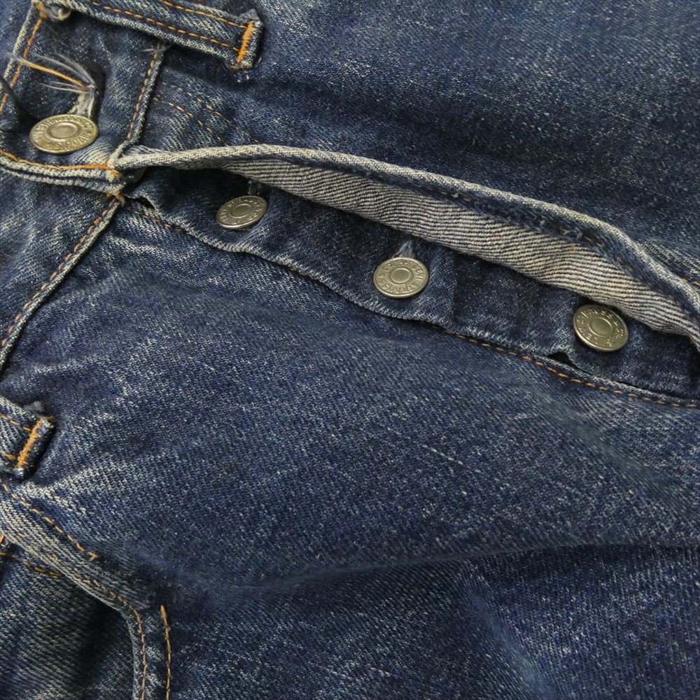 Levi's リーバイス 501 66前期 両面BIGE ビッグE ボタン裏6 ボタンフライ デニムパンツ ジーンズ インディゴブルー系 サイズ不明【中古】