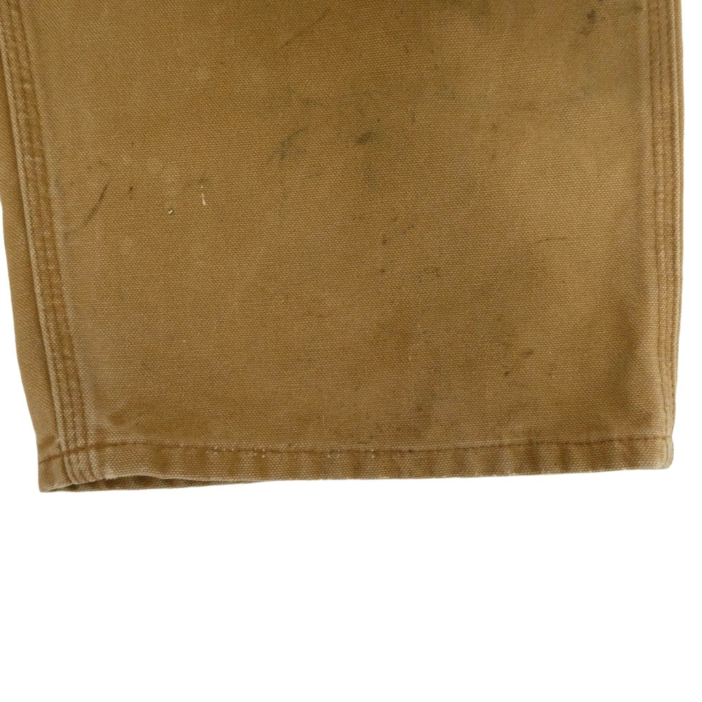 Carhartt カーハート USA製 ダック コットン オーバーオール ブラウン系【中古】