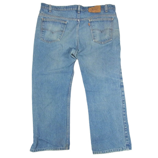 Levi's リーバイス 517 オレンジタブ ボタン裏刻印575 デニム パンツ インディゴブルー系 40【中古】
