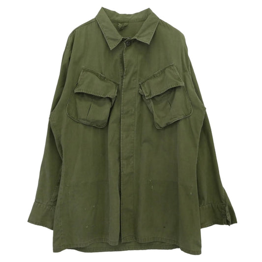 ユーエスアーミー 3rd JUNGLE FATIGUE NON RIP JACKET コンバット ジャケット カーキ系 サイズ表記なし【中古】