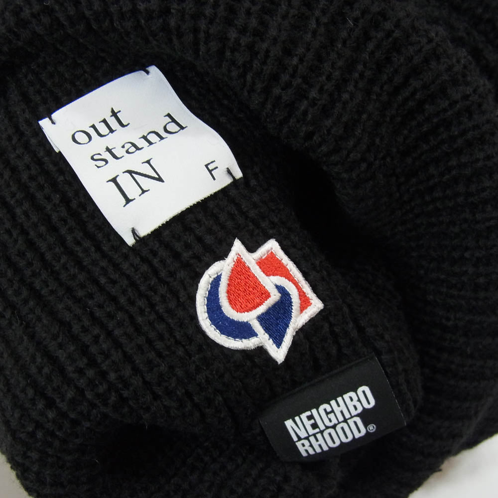 NEIGHBORHOOD ネイバーフッド 25AW 2521169N-HT01 OUT STAND IN OSLO CAP バラクラバ ニット キャップ ブラック系【極上美品】【中古】