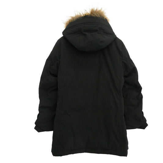 BLACK LABELCRESTBRIDGE ブラックレーベルクレストブリッジ 51F75-875-09 ファー ダウン ジャケット ファー着脱可能 ブラック系 L【美品】【中古】