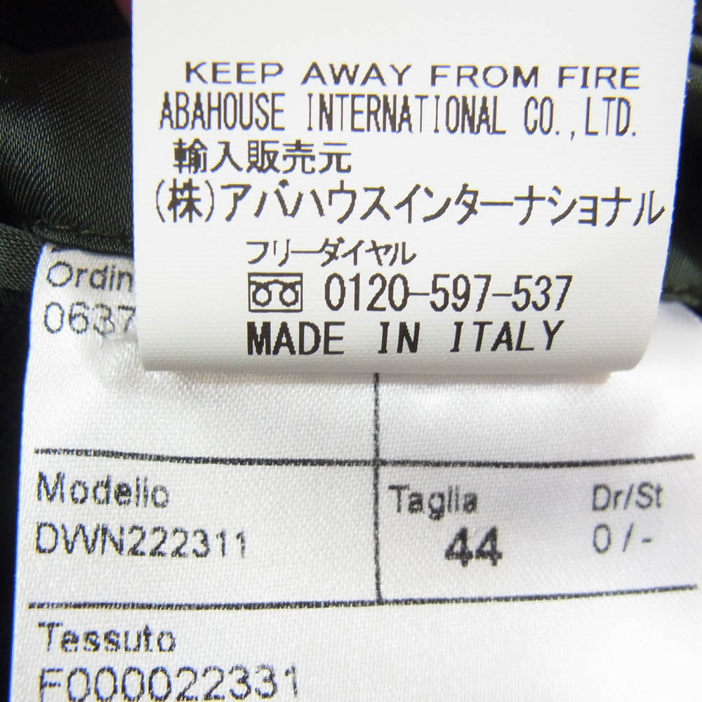 DESIGNWORKS デザインワークス 0338-06-80001 イタリア製 ORBIUM DWライン ウール テーラード ジャケット ブラック系 44【極上美品】【中古】