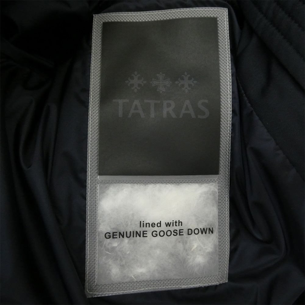 TATRAS タトラス MJXA0018013588 SABINO サビーノ ロゴプリント ダウンジャケット ブラック系 04 180/100A【中古】