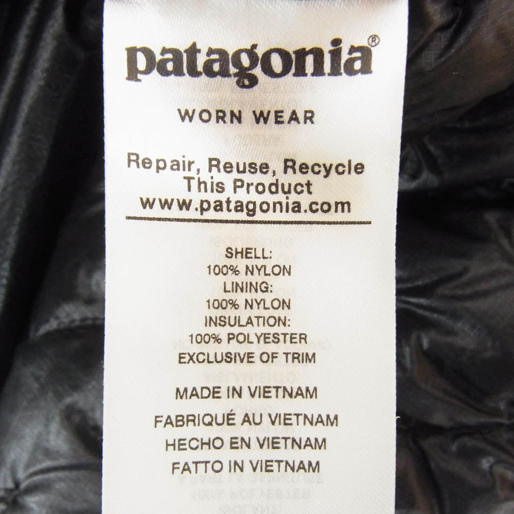 patagonia パタゴニア 19AW 84090 Micro Puff Vest マイクロ パフ 中綿 ベスト ブラック系 XL【中古】