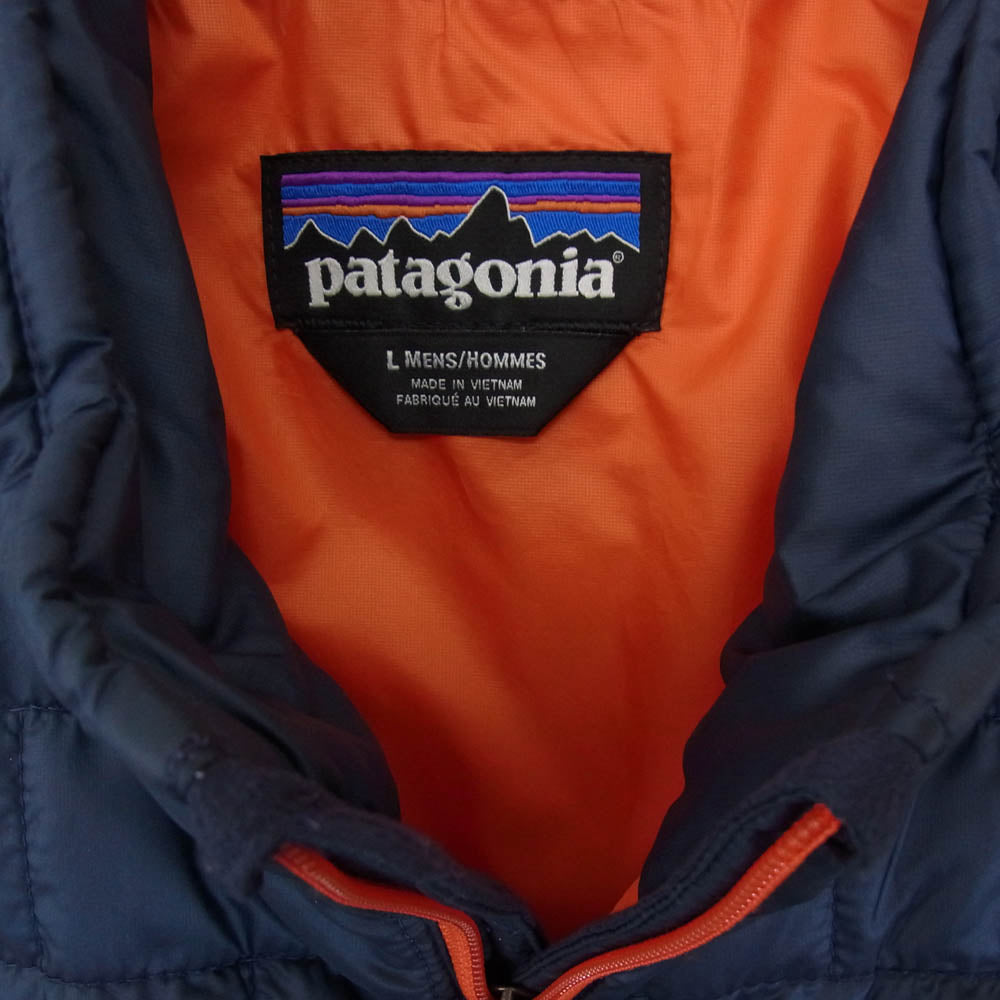 patagonia パタゴニア 17AW 84242 Nano Puff Vest ナノ パフ ベスト ネイビー系 L【中古】