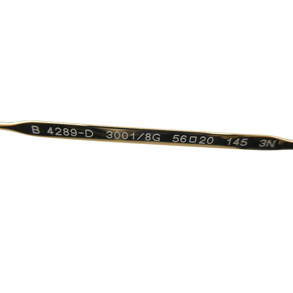 BURBERRY バーバリー 4289-D イタリア製 アイウェア 眼鏡 ブラック系 ゴールド系【中古】