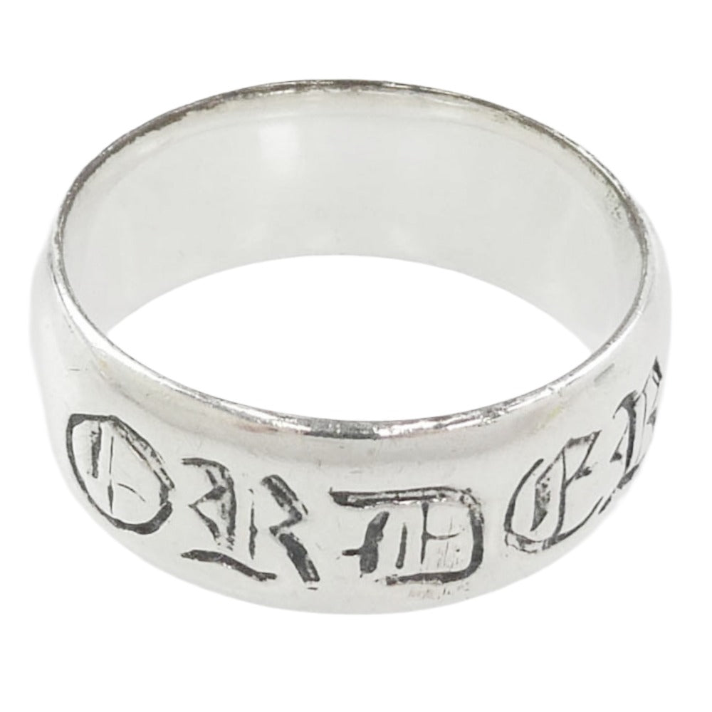 ROYAL ORDER ロイヤルオーダー BAND バンド ロゴ リング シルバー系 25号【中古】