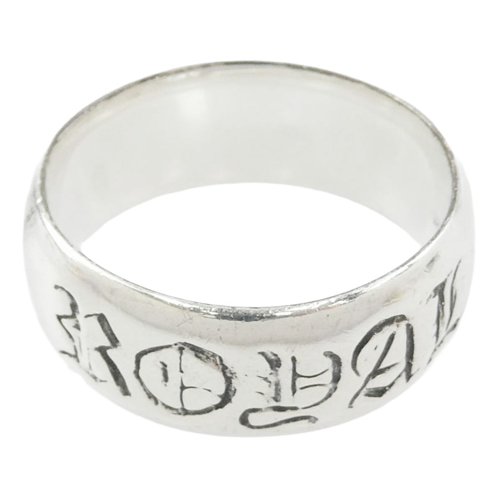 ROYAL ORDER ロイヤルオーダー BAND バンド ロゴ リング シルバー系 25号【中古】