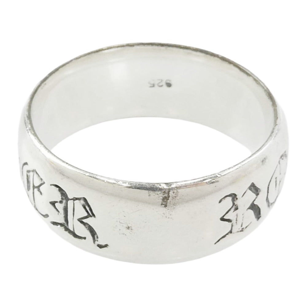 ROYAL ORDER ロイヤルオーダー BAND バンド ロゴ リング シルバー系 25号【中古】