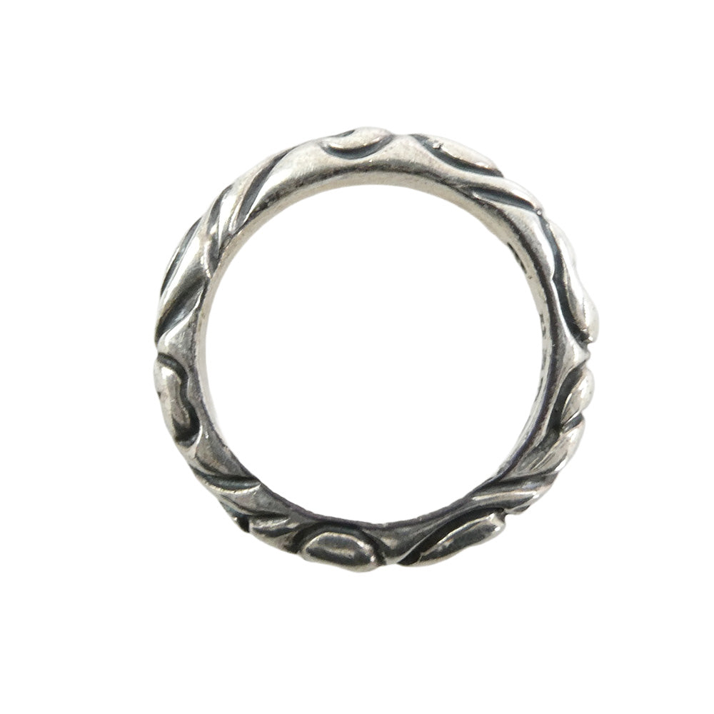 ROYAL ORDER ロイヤルオーダー BAND リボン バンド リング シルバー系 13.5号【中古】