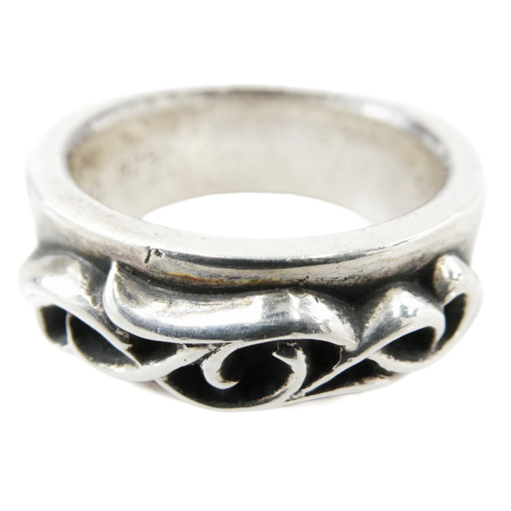 CHROME HEARTS クロムハーツ（原本無） DBL NARROW VINE BAND ダブルナロー ヴァインバンド リング シルバー系 24号【中古】