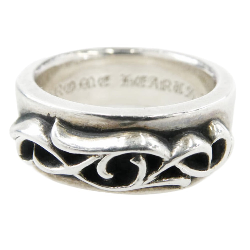 CHROME HEARTS クロムハーツ（原本無） DBL NARROW VINE BAND ダブルナロー ヴァインバンド リング シルバー系 24号【中古】