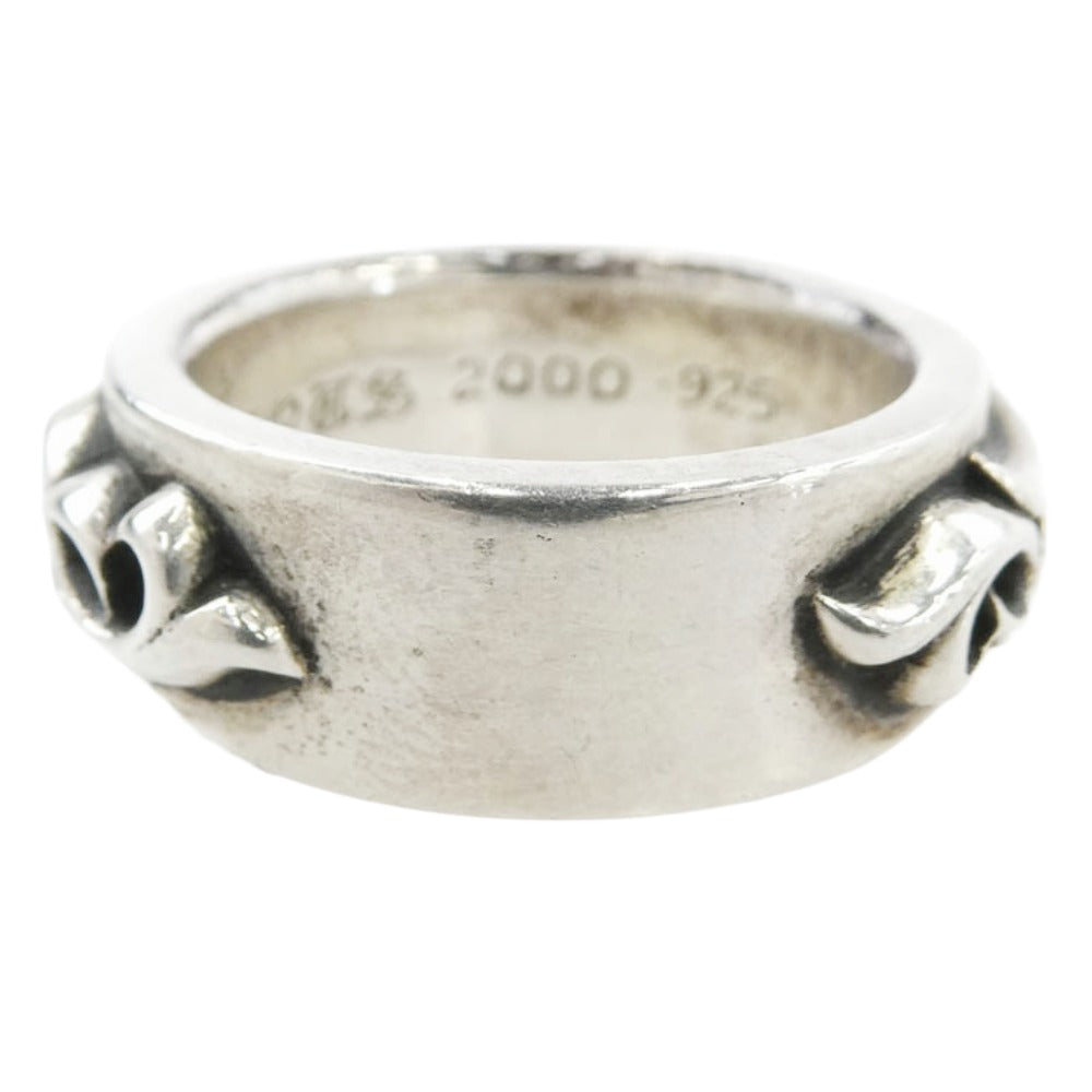 CHROME HEARTS クロムハーツ（原本無） DBL NARROW VINE BAND ダブルナロー ヴァインバンド リング シルバー系 24号【中古】