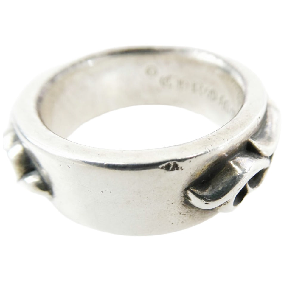 CHROME HEARTS クロムハーツ（原本無） DBL NARROW VINE BAND ダブルナロー ヴァインバンド リング シルバー系 24号【中古】