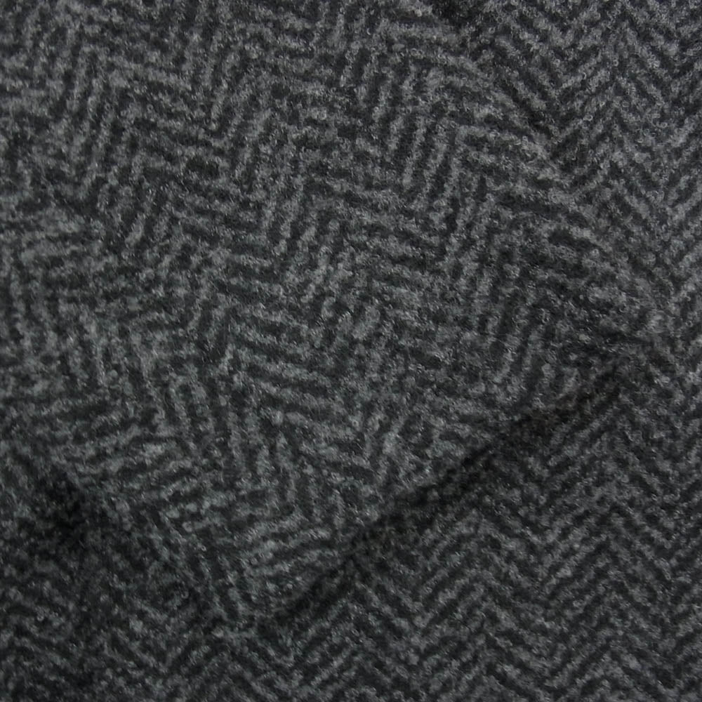 MACPHEE マカフィー ヘリンボーン柄 ダブルブレスト ジャケット ブラック系 36【中古】