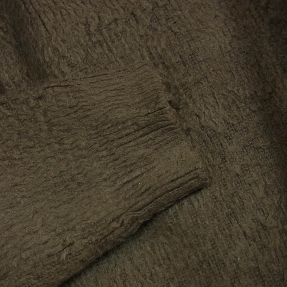 NUMBER(N)INE ナンバーナイン 03AW 宮下貴裕本人期 2003 カート期 KOOKSタグ V-neck pullover Vネック ニット プルオーバー セーター ブラウン系 2【中古】