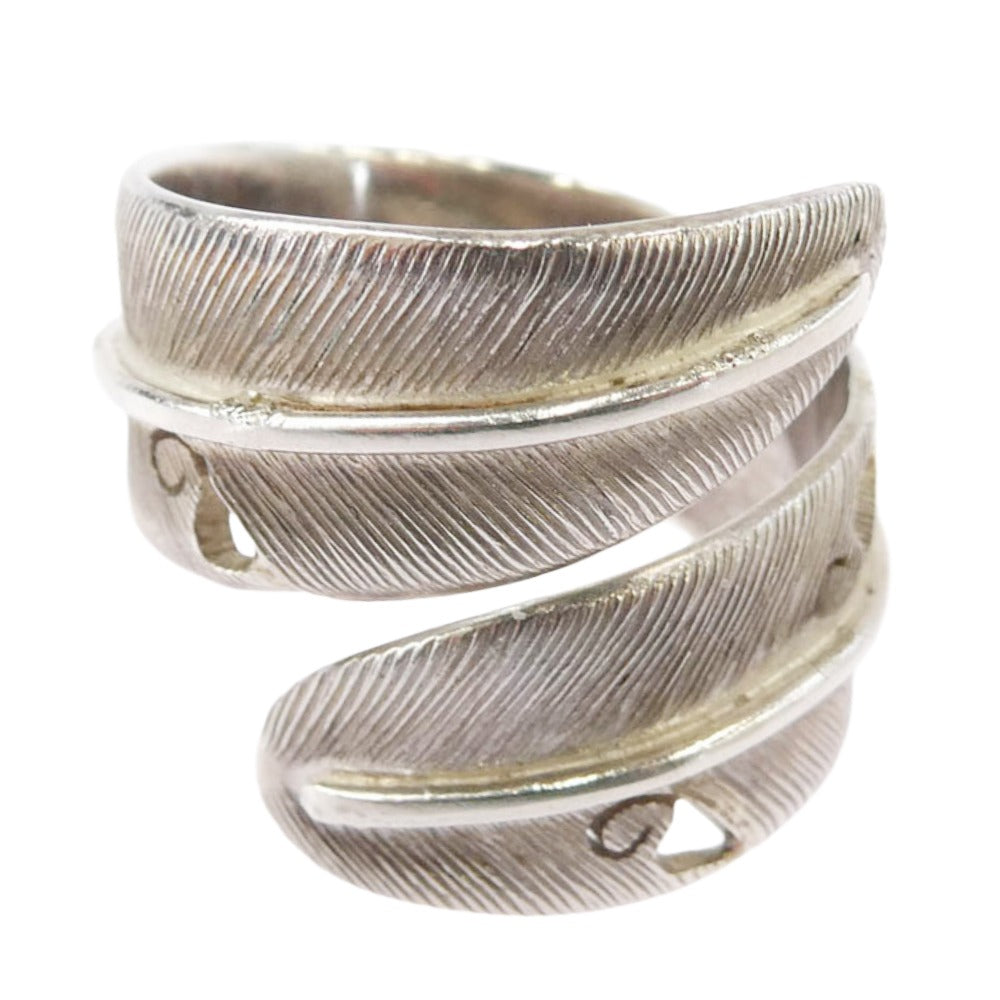 サンセットアンドイーグル FEATHER フェザーリング シルバー系 15号【中古】