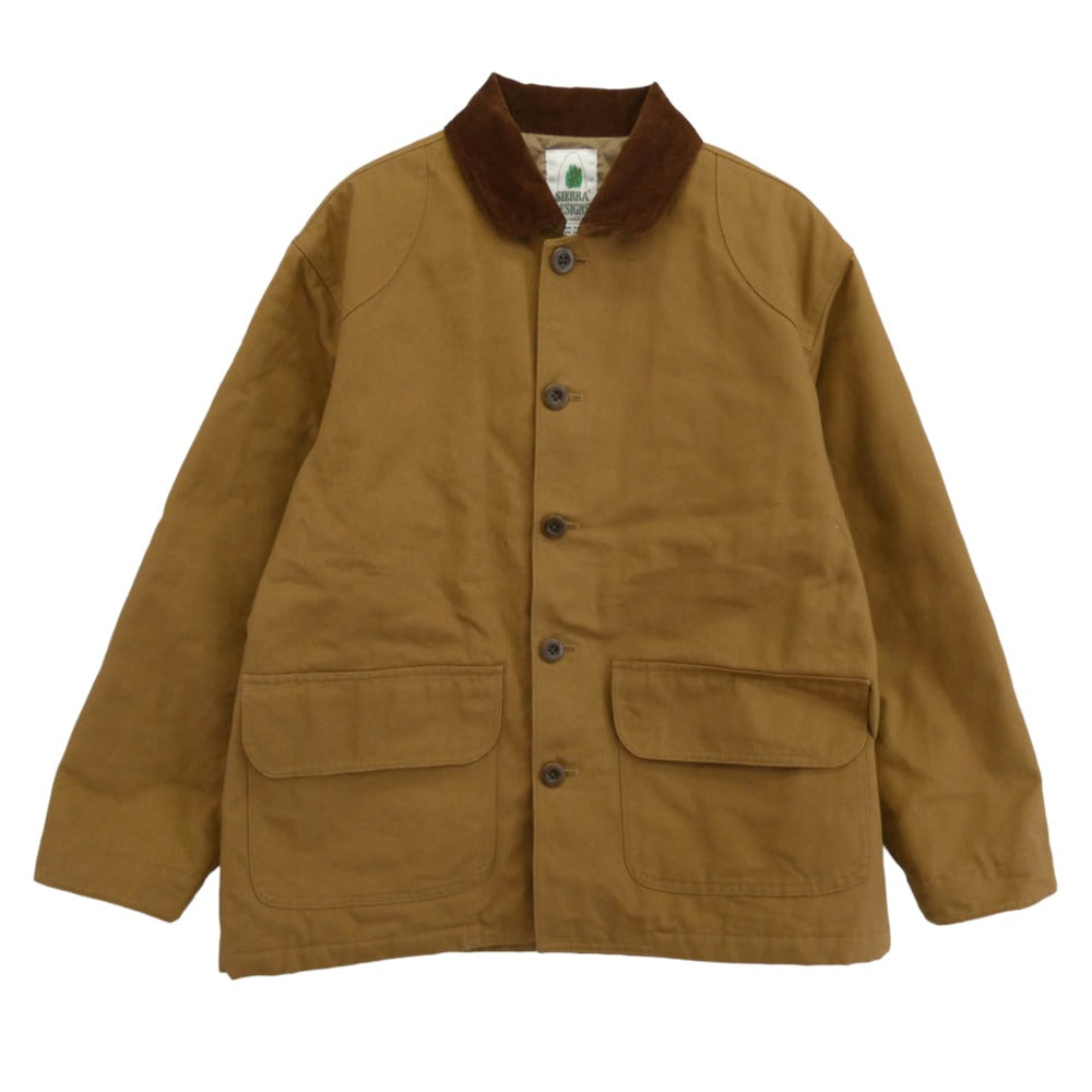 SIERRA DESIGNS シエラデザイン COTTON COVERALL コットン カバーオール ジャケット ブラウン系 M【美品】【中古】
