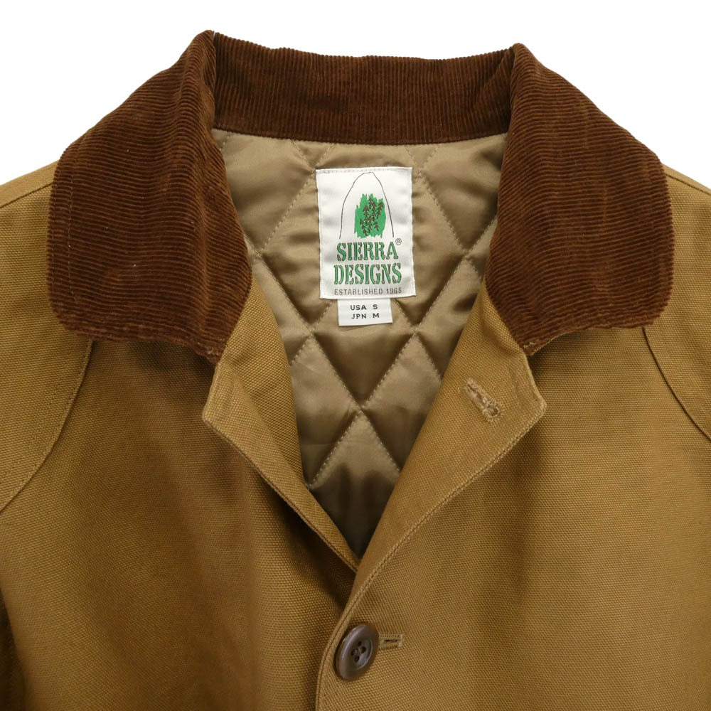 SIERRA DESIGNS シエラデザイン COTTON COVERALL コットン カバーオール ジャケット ブラウン系 M【美品】【中古】