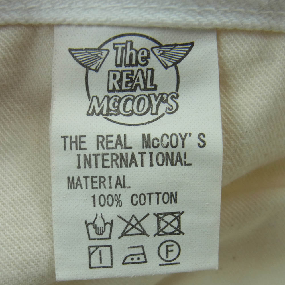 The REAL McCOY'S ザリアルマッコイズ MP21015 Lot.996 ホワイト デニム パンツ コットン 日本製 ホワイト系 W33【中古】