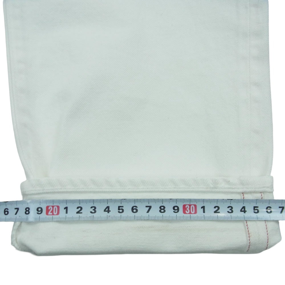 The REAL McCOY'S ザリアルマッコイズ MP21015 Lot.996 ホワイト デニム パンツ コットン 日本製 ホワイト系 W33【中古】