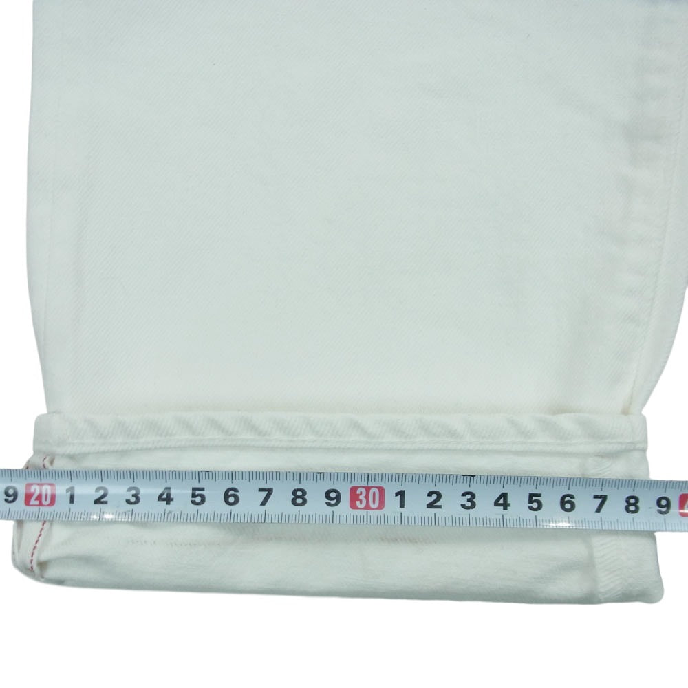 The REAL McCOY'S ザリアルマッコイズ MP21015 Lot.996 ホワイト デニム パンツ コットン 日本製 ホワイト系 W33【中古】