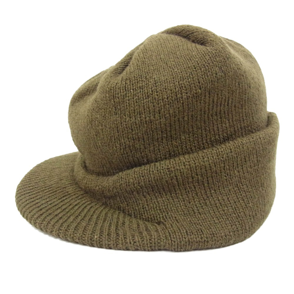 The REAL McCOY'S ザリアルマッコイズ MA23105 M-1941 ジープキャップ ウール ニット キャップ カーキ系 M【美品】【中古】
