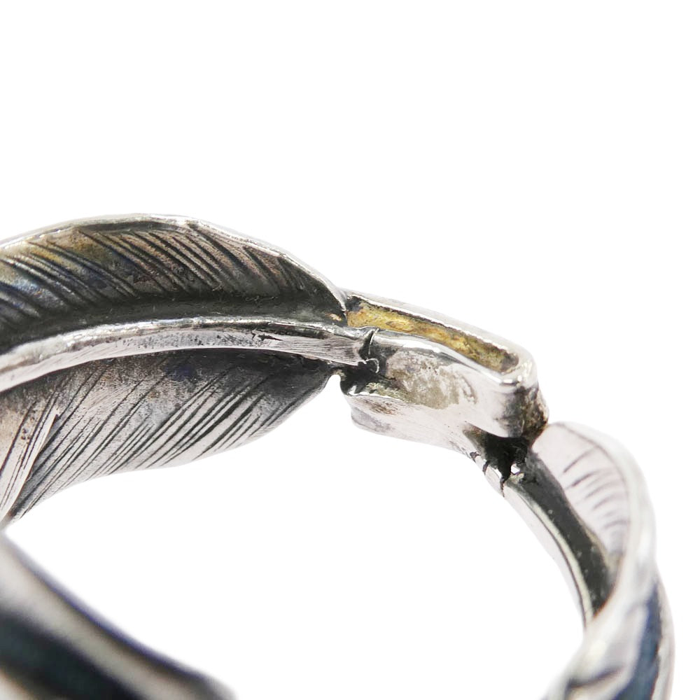 ノースワークス LIBERTY DOUBLE FEATHER リバティー ダブル フェザー リング シルバー系 20号【中古】