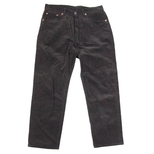 The REAL McCOY'S ザリアルマッコイズ MP22107 CORDUROY TROUSERS Lot. 906 コーデュロイ トラウザーズ パンツ チャコール チャコール系 34【中古】