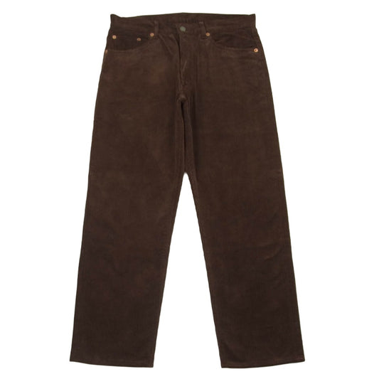 The REAL McCOY'S ザリアルマッコイズ MP22107 CORDUROY TROUSERS Lot. 906 コーデュロイ トラウザーズ パンツ ブラウン系 W34 L36【中古】
