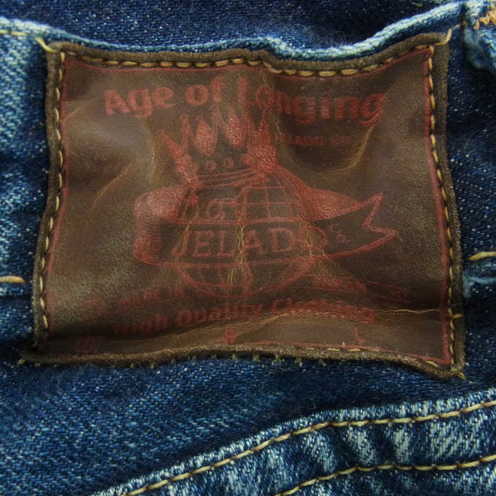 JELADO ジェラード JP71332 Age of Longing 301xx Vintage Finish Fade Indigo ヴィンテージ加工 デニム パンツ インディゴブルー系 サイズ表記なし【美品】【中古】