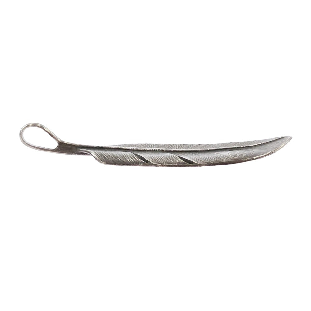 チョロス Feather フェザー ペンダント トップ Mサイズ 右向き シルバー系【中古】