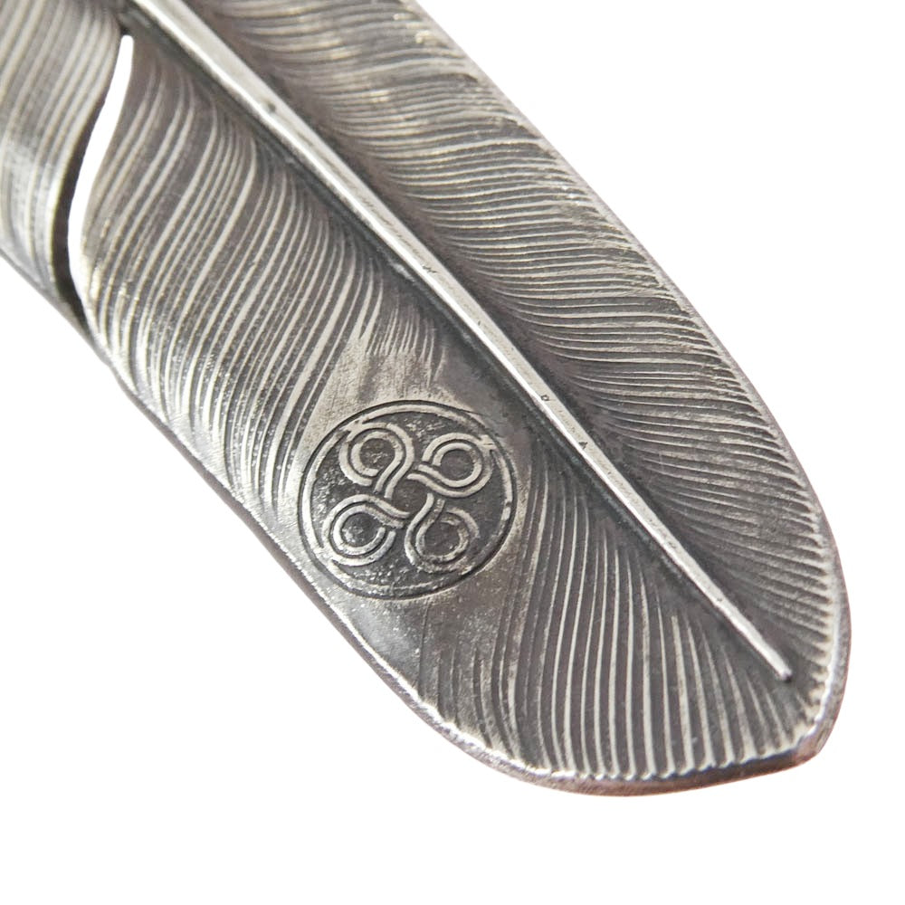 チョロス Feather フェザー ペンダント トップ Mサイズ 右向き シルバー系【中古】