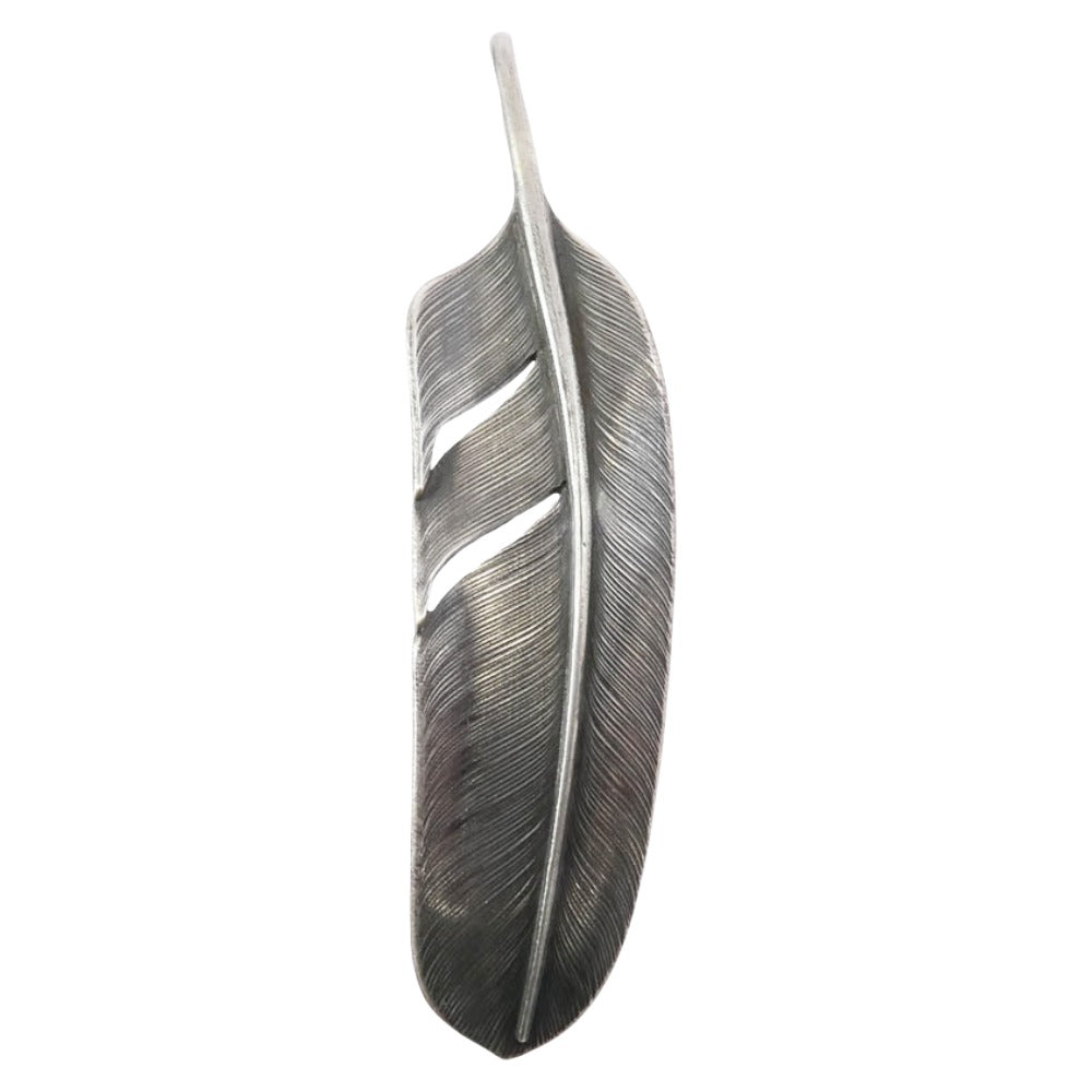 チョロス Feather フェザー ペンダント トップ Mサイズ 左向き シルバー系【中古】