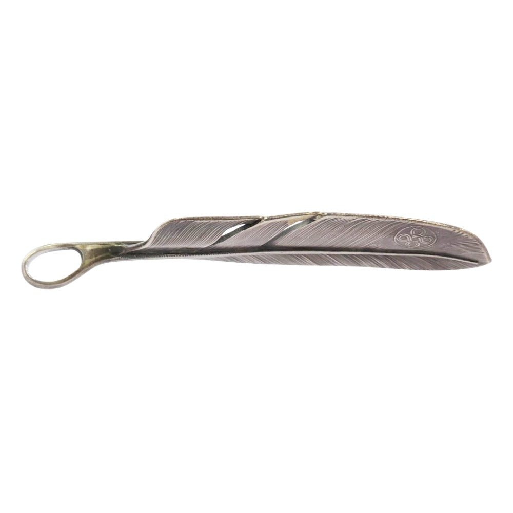 チョロス Feather フェザー ペンダント トップ Mサイズ 左向き シルバー系【中古】