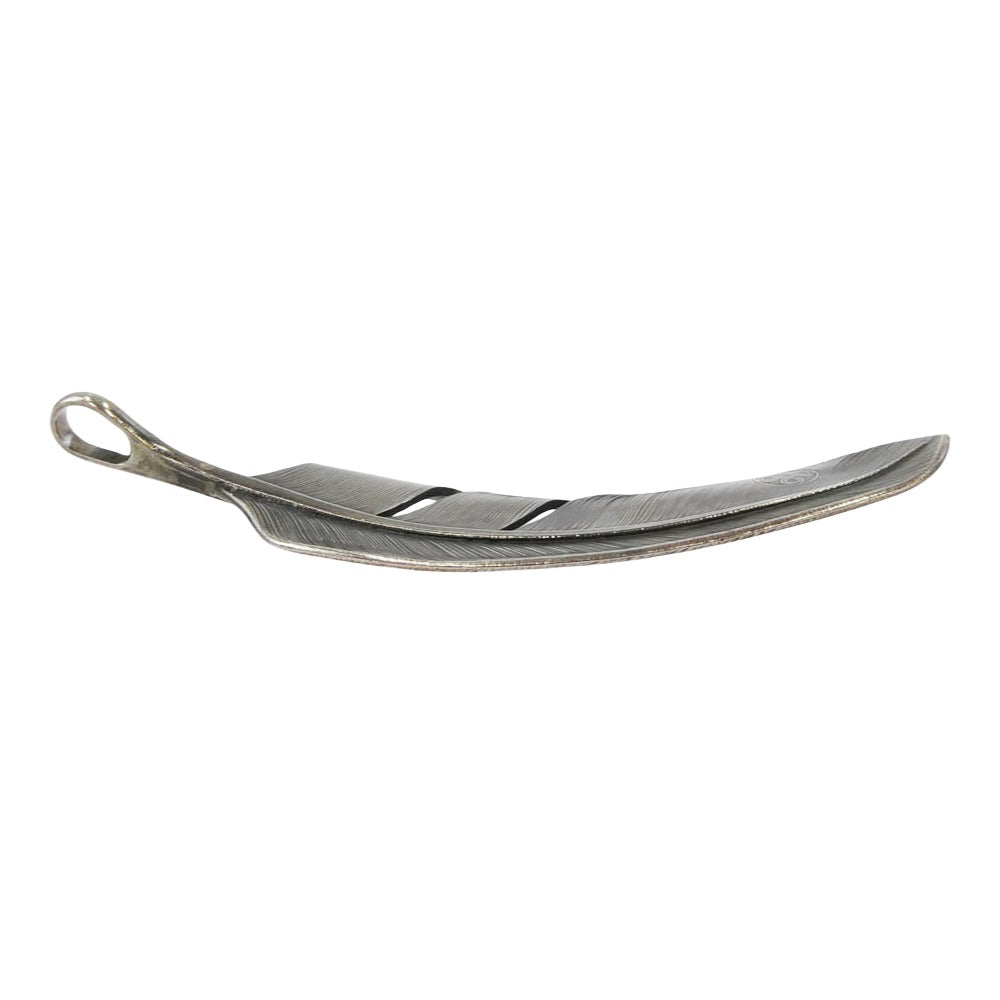チョロス Feather フェザー ペンダント トップ Lサイズ シルバー系【中古】