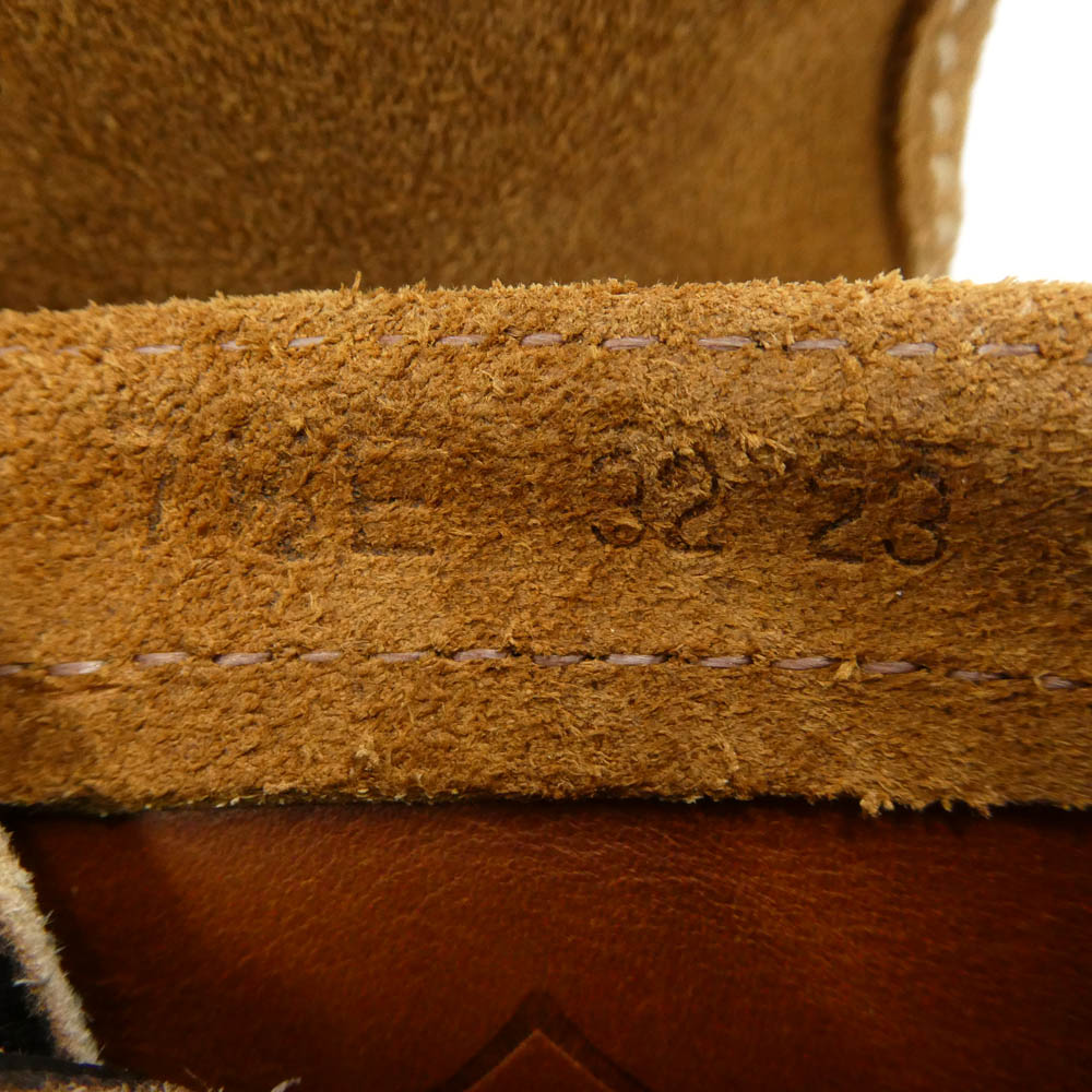 WESCO ウエスコ Custom Jobmaster Roughout カスタムジョブマスター 7インチ ラフアウト セミレーストゥ ブーツ ブラウン系 イエロー系 US7.5E【中古】