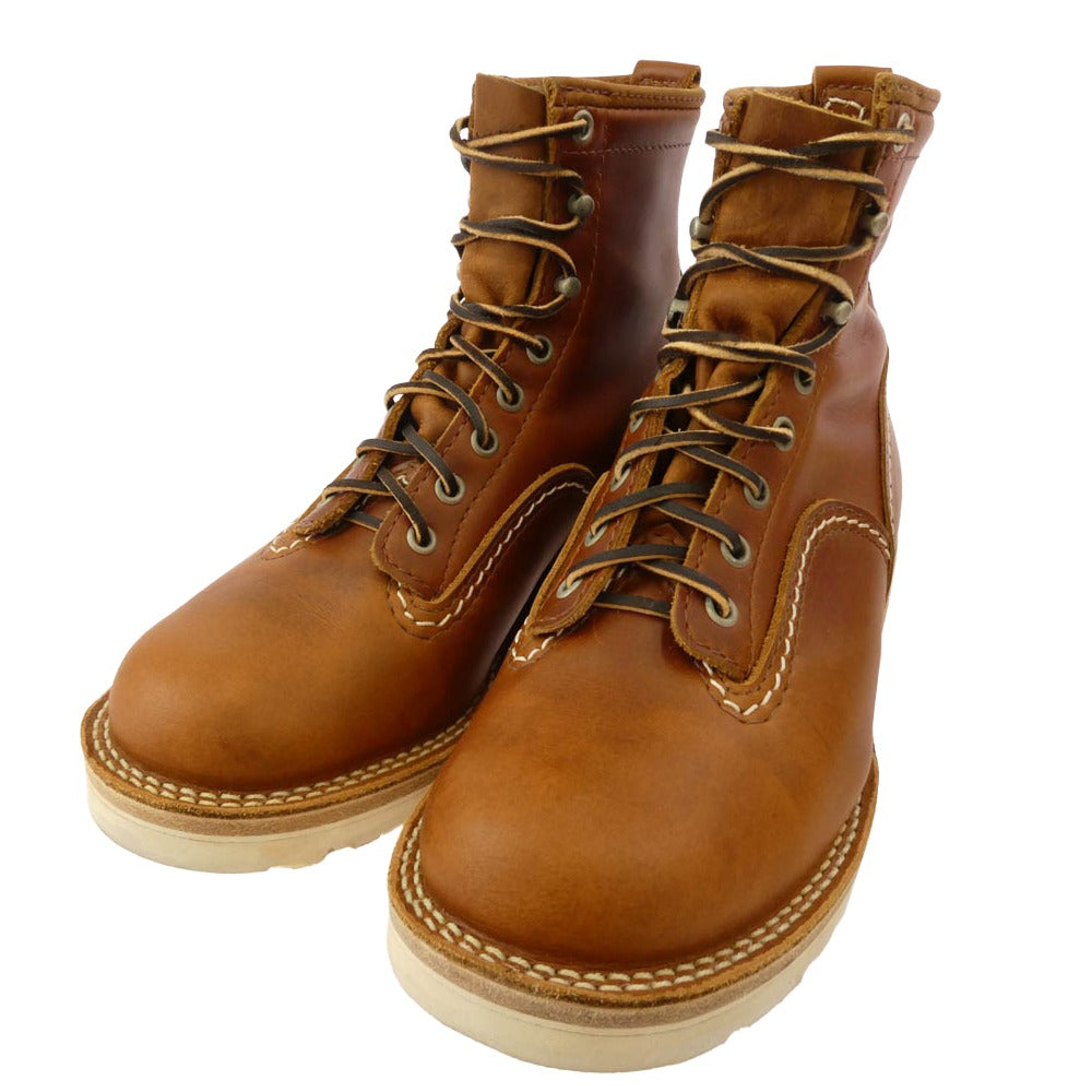 WESCO ウエスコ Custom Jobmaster BRITISH TAN カスタムジョブマスター 7インチ ブリティッシュタン セミレーストゥブーツ ブラウン系 US7.5E【中古】