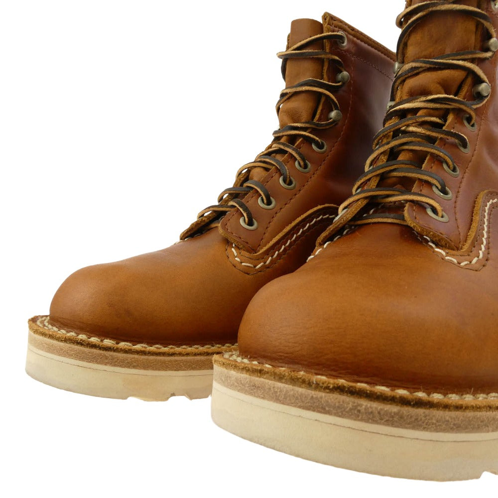 WESCO ウエスコ Custom Jobmaster BRITISH TAN カスタムジョブマスター 7インチ ブリティッシュタン セミレーストゥブーツ ブラウン系 US7.5E【中古】