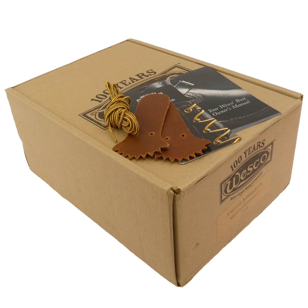 WESCO ウエスコ Custom Jobmaster BRITISH TAN カスタムジョブマスター 7インチ ブリティッシュタン セミレーストゥブーツ ブラウン系 US7.5E【中古】