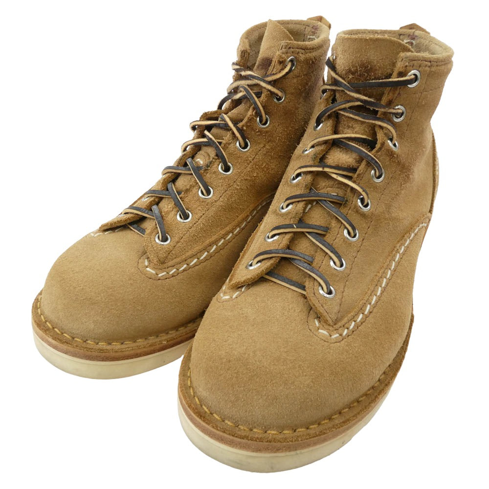 WESCO ウエスコ Custom Jobmaster BURLUP ROUGHOUT カスタムジョブマスター 6インチ バーラップラフアウト ブーツ ブラウン系 US7.5E【中古】